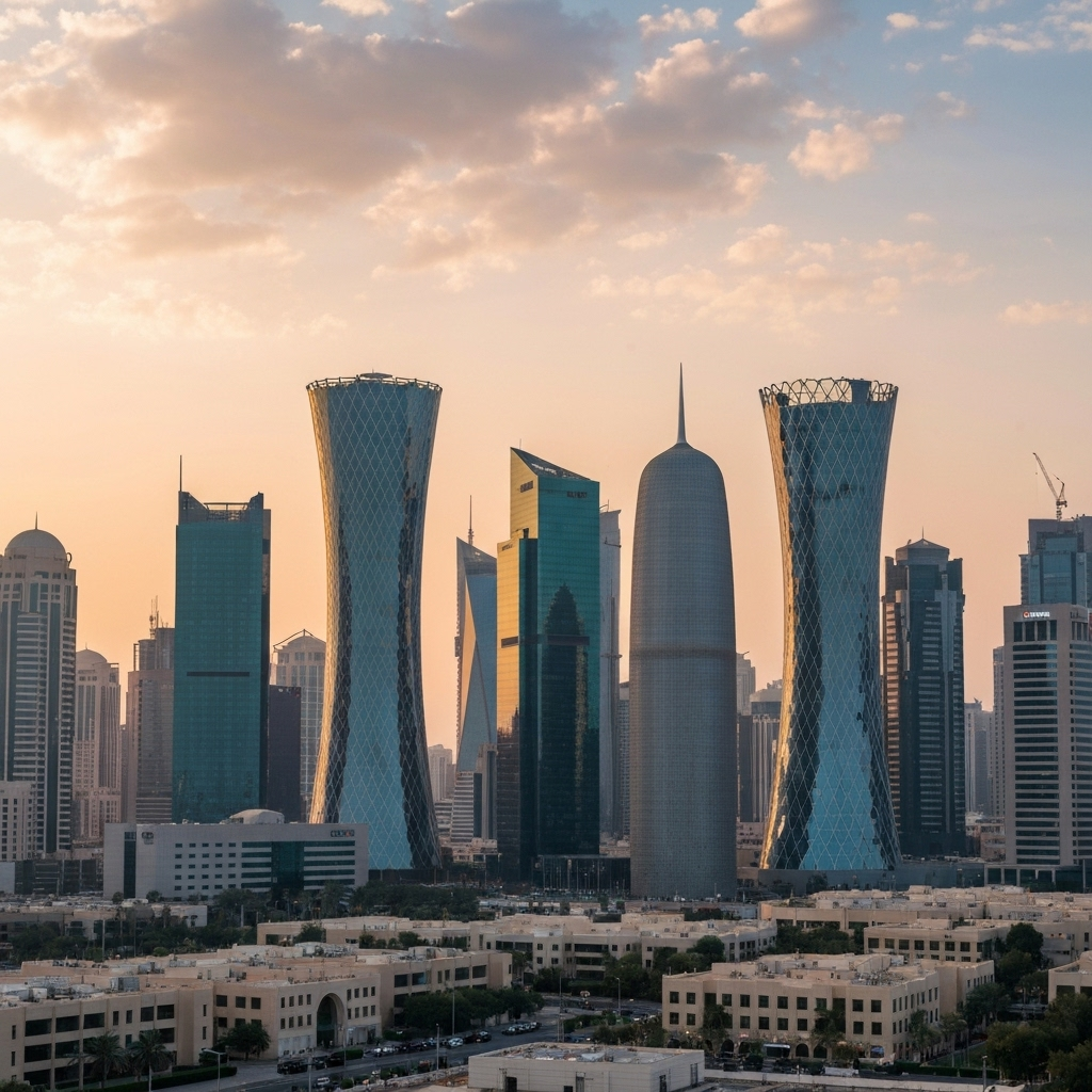 Qatar business district